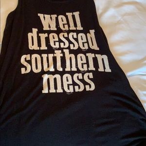 Southern mess tank top